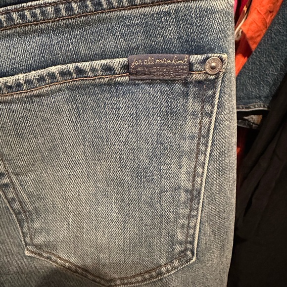 7 For All Mankind Dark Indigo Jeans - Picture 4 of 6